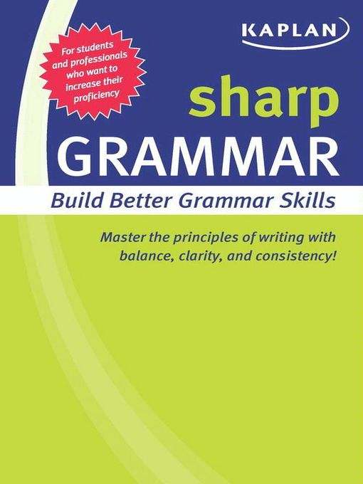 Title details for Sharp Grammar by Kaplan - Available